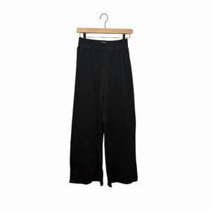 OQQ Black High-Waist Wide Leg Pants Sz Small